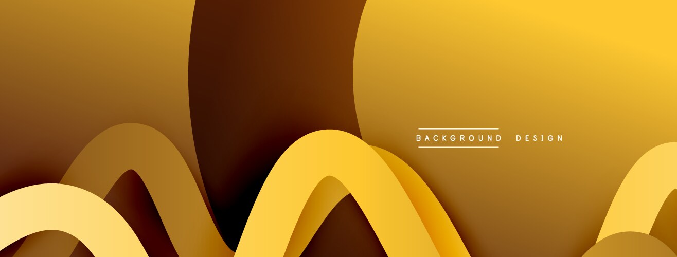 Abstract gradient background with wave line Vector Image