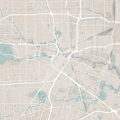 Road Map of Houston Vector Images (98)