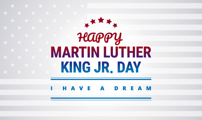 Martin Luther King Day Banner Vector Image