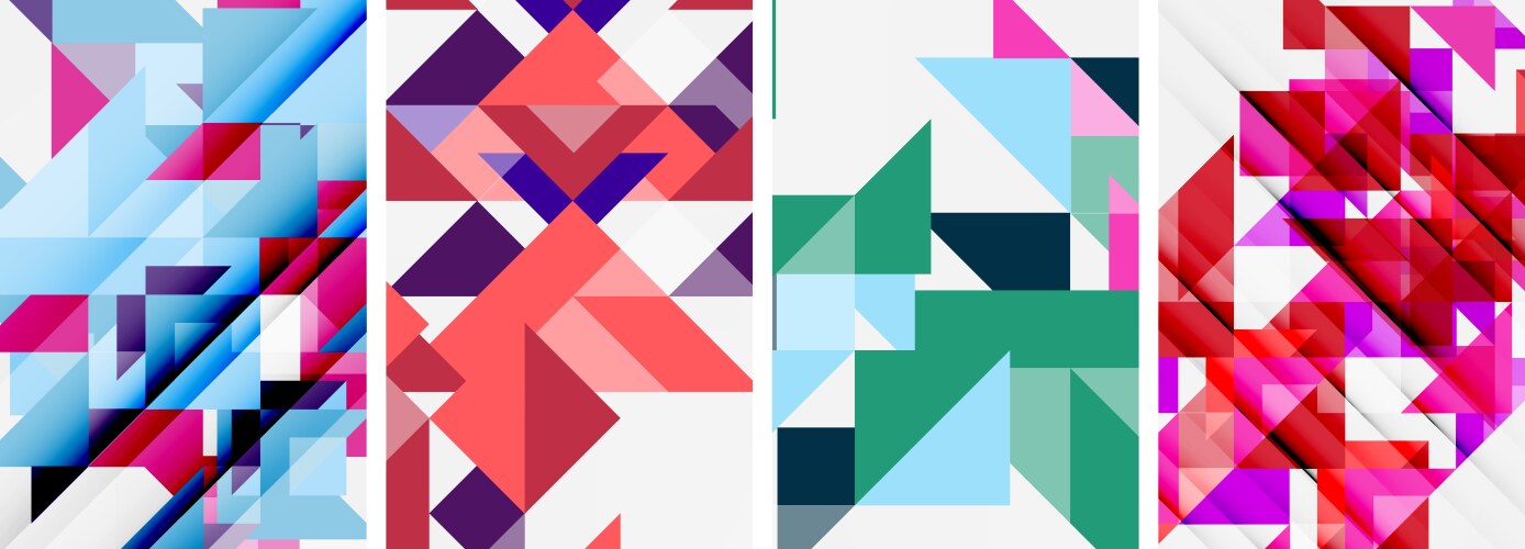 Random Triangle Pattern Vector Images (over 14,000)