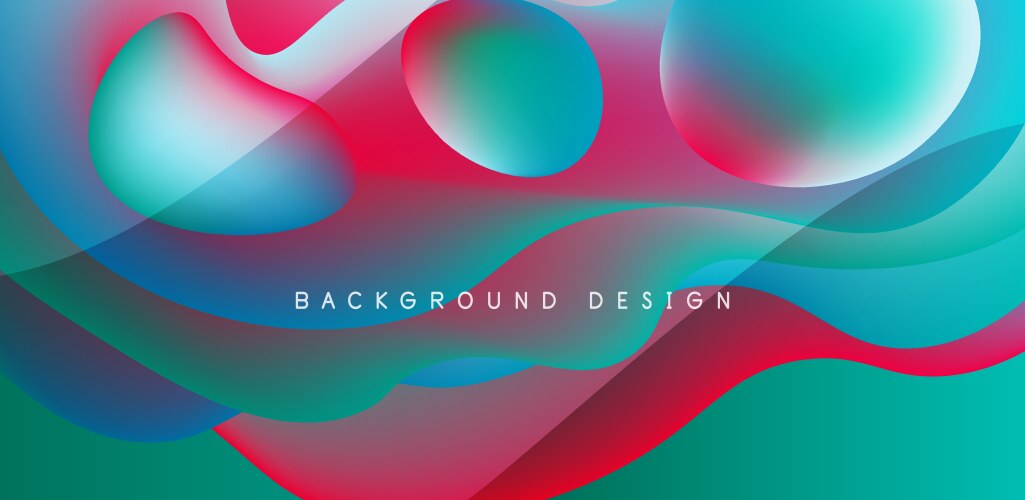 Abstract background fluid bubbles and wave – Royalty-Free Vector ...