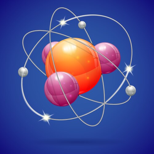 Sodium atom structure bohr model of atom Vector Image