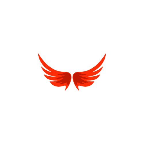 Success Wing People success wing fly logo Royalty Free Vector Image