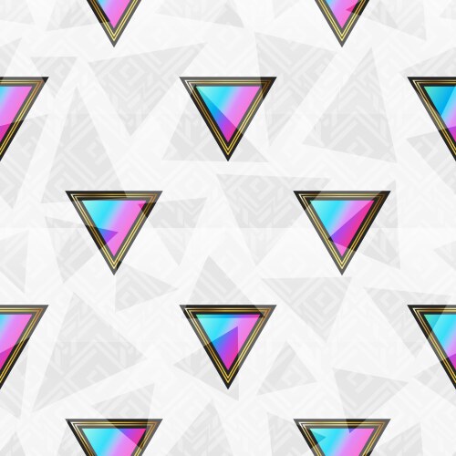 Abstract Triangle Pattern vector image