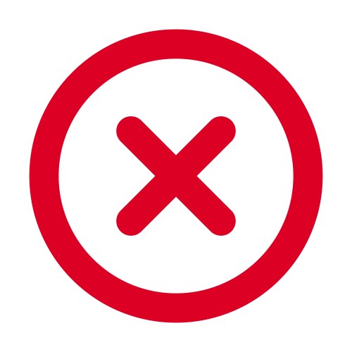 Red button help icon Royalty Free Vector Image