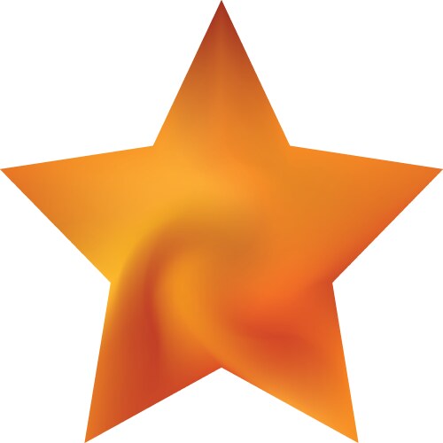 Gradient background in form a shape vector image