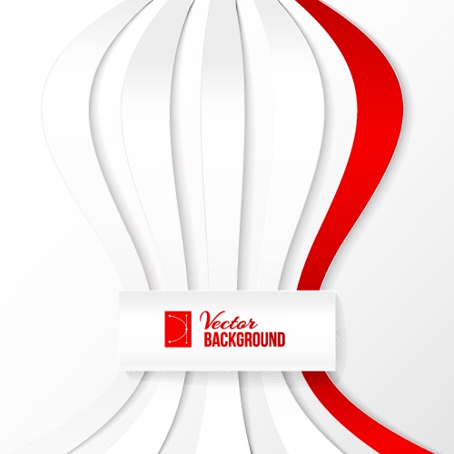 Abstract wavy corporate background Royalty Free Vector Image