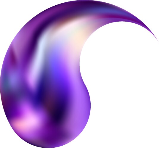 Gradient background in form a shape vector image