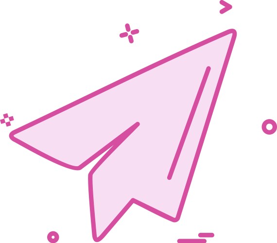 Send button icon design vector image