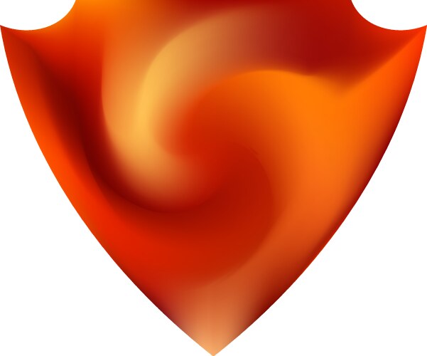 Gradient background in form a shape vector image