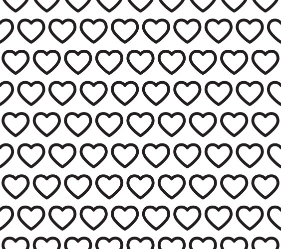 Seamless pastel heart background – Royalty-Free Vector | VectorStock