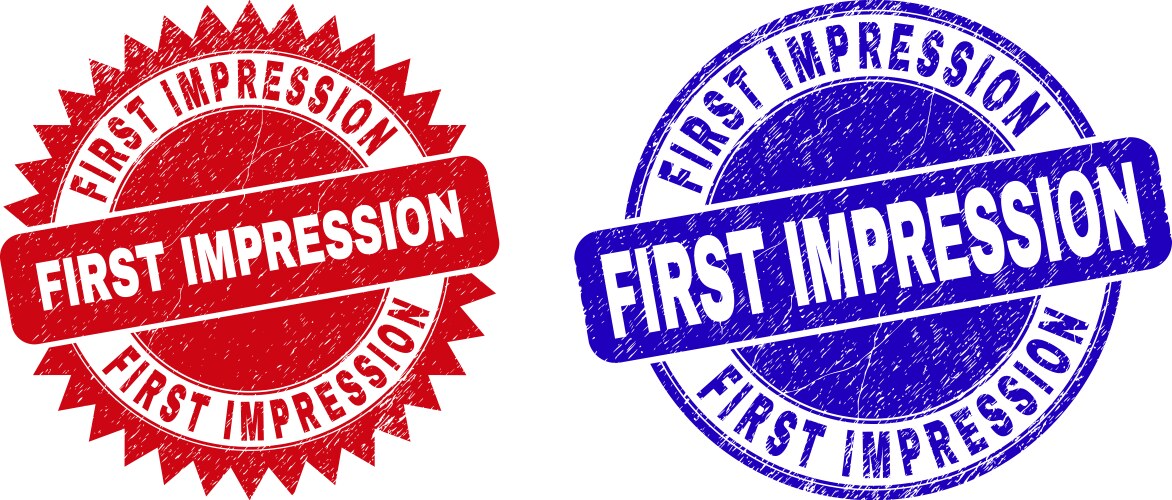 First impression Vector Images & Graphics for Commercial Use | VectorStock