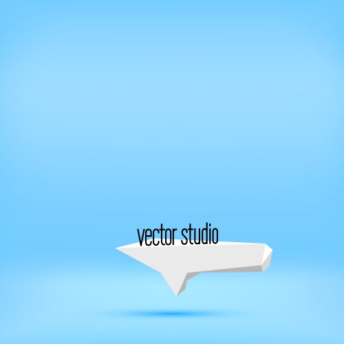 Empty pastel blue studio abstract background Vector Image