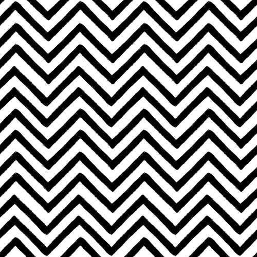 hand drawn textured zig zag seamless pattern vector image