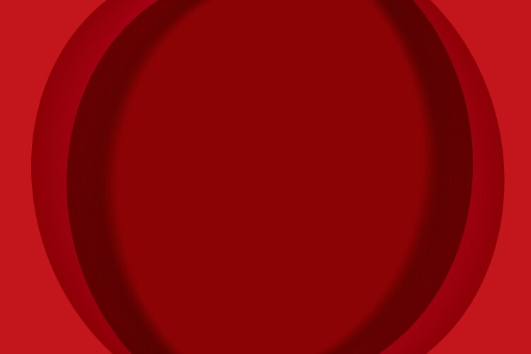 Red paper layer abstract background cut vector image