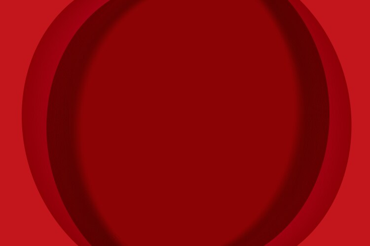 red paper layer abstract background cut vector image