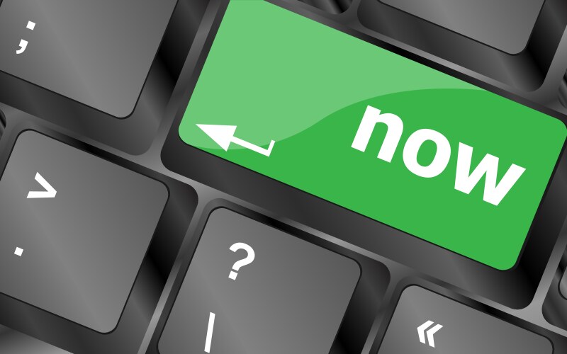 Computer keyboard keys with buy word vector image