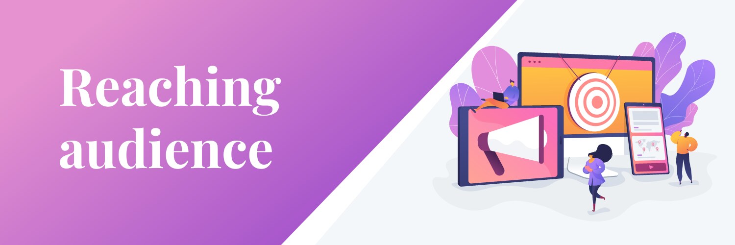 Multi device targeting web banner concept vector image