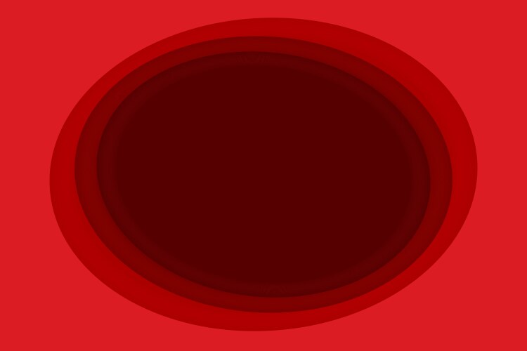 Red paper layer abstract background cut vector image