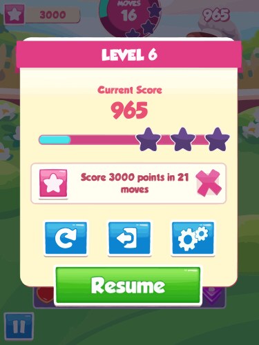 Complete set of level button game ui pop-up icon vector image