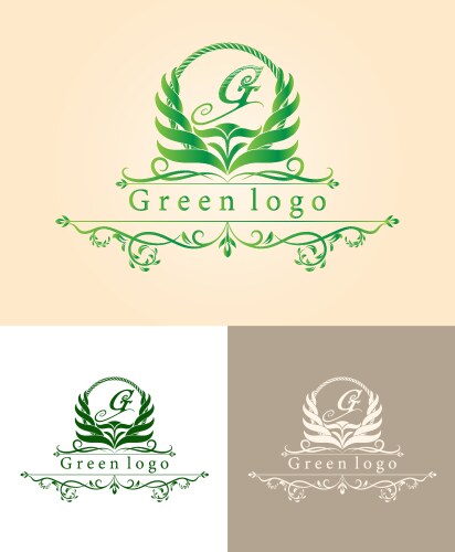 Letter s leaf logo Royalty Free Vector Image - VectorStock