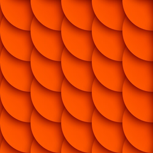 Red Circle Pattern with Shadows vector image