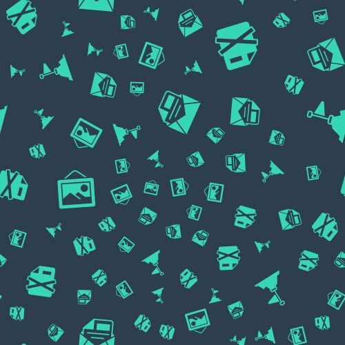 Set mail and e-mail delete file document picture vector image