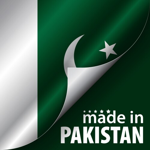 Pakistan Flag Label Sticker Vector Images (over 100)