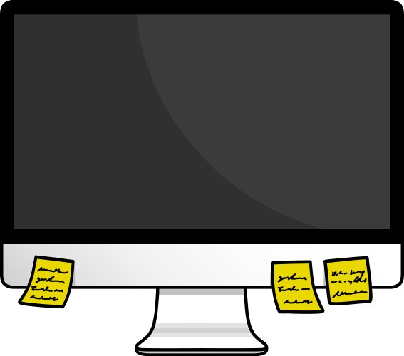 Sticky Note Doodle Vector Images (over 1,000)
