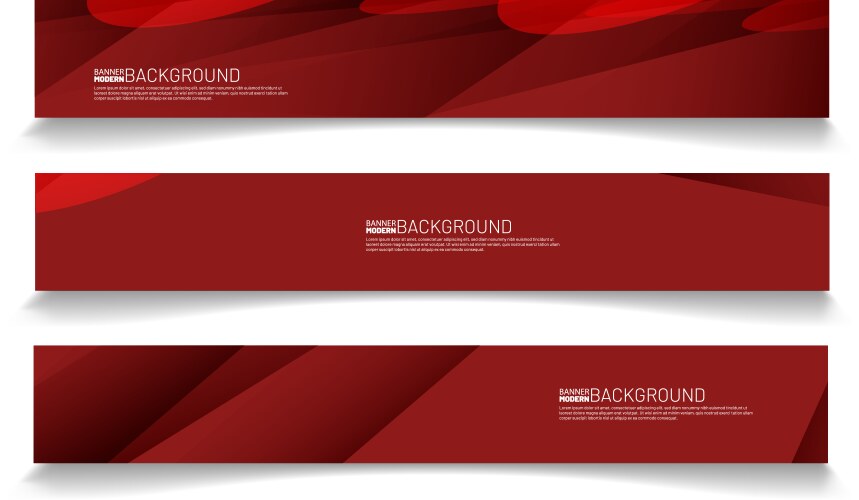 modern web banner background abstract template vector