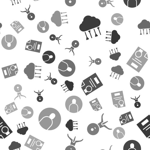 Set network cloud connection web camera vector image
