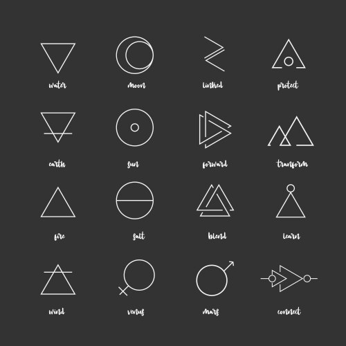 Nomal chart landscape Royalty Free Vector Image