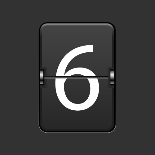 Modern Digital Scoreboard vector image