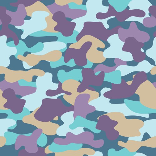 Camouflage seamless pattern in a black white Vector Image