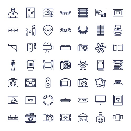 Frame icons (37002342) – Free Vector | VectorStock