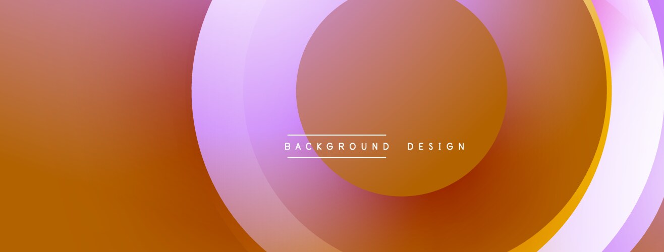 Abstract gradient layers form concentric circles vector image