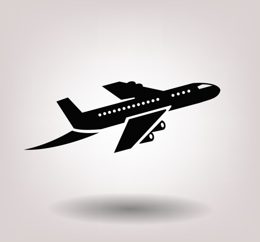 Jet plane icon Royalty Free Vector Image - VectorStock