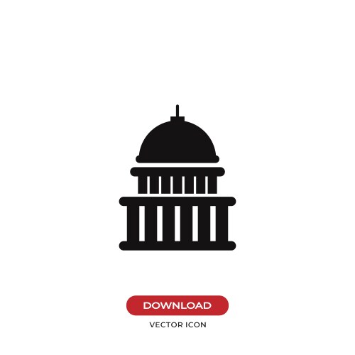 Capitol logo design Royalty Free Vector Image - VectorStock