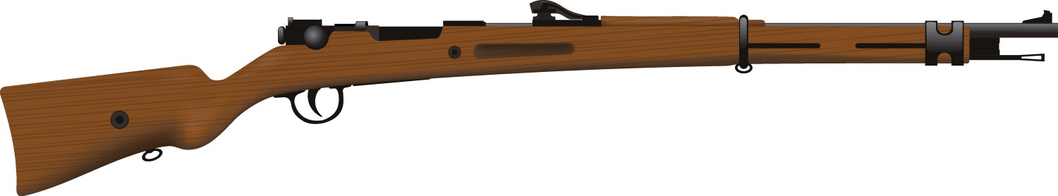 Lever rifle Royalty Free Vector Image - VectorStock