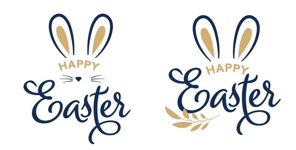 Happy easter concept design story template vector image