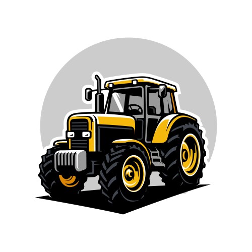 Tractor logo Royalty Free Vector Image - VectorStock