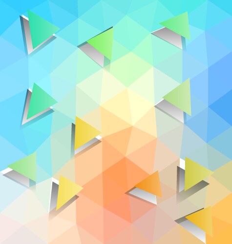 Colorful abstract polygonal background Royalty Free Vector