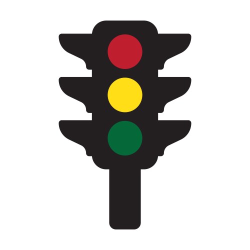 Traffic Light Icon Royalty Free Vector Image Vectorstock