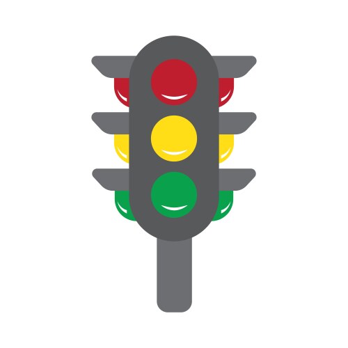 Traffic Light Icon Royalty Free Vector Image Vectorstock