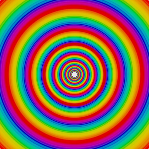 Abstract rainbow swirl Royalty Free Vector Image
