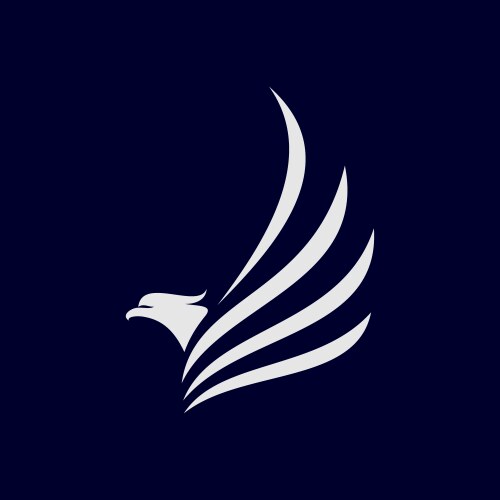 Eagle logo design phoenix concept simple – Royalty-Free Vector ...