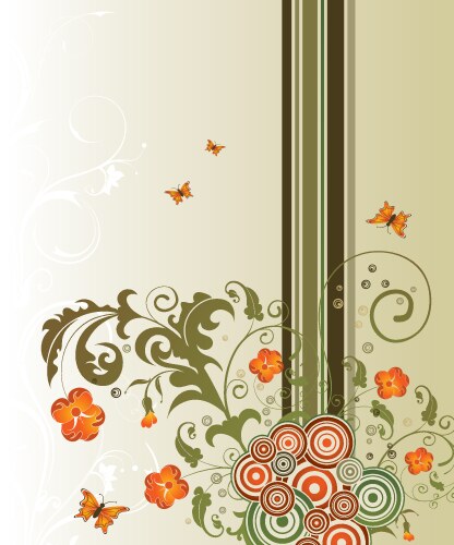 Beautiful flower Royalty Free Vector Image - VectorStock