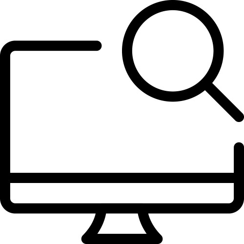 Efficiently searching for files on a desktop vector image