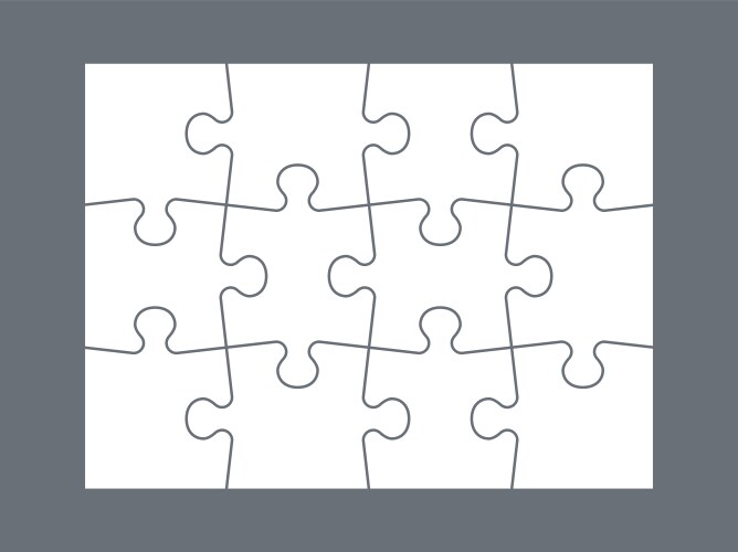 jigsaw-puzzle-template-royalty-free-vector-image