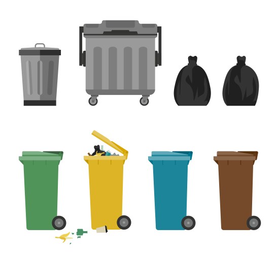 Garbage stack Royalty Free Vector Image - VectorStock